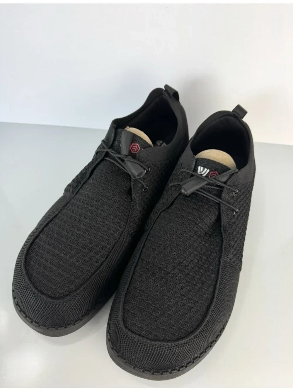 LARNMERN Steel Toe Shoes Non-slip Loafer Shoe Mesh Walking Sneaker Size 13 Wide